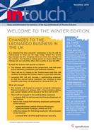 Leonardo InTouch newsletter - Winter 2016
