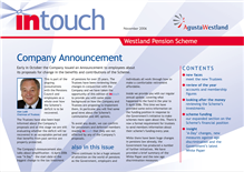 Leonardo InTouch newsletter - November 2006